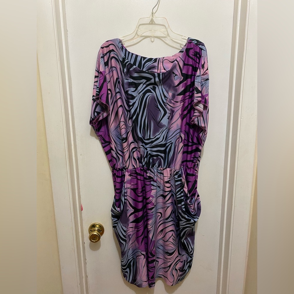 Stylish Multicolor Abstract Dress